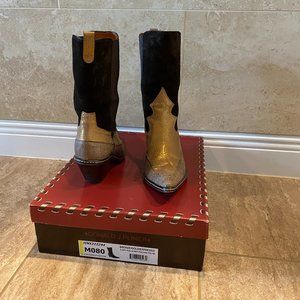 Donald J Pliner Boots Bronze/Gold/Espresso Size 8